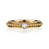 Lalita Gold Spinning Ring - Cubic Zirconia 