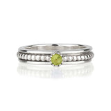 Silver Peridot Spinning Ring, August Birthstone Spin Ring, August Birthstone Silver Ring, Sterling Silver Peridot Spinner Ring, 