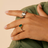 SUNDAR RING GREEN ONYX