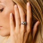 Rose Quartz Spinning Ring