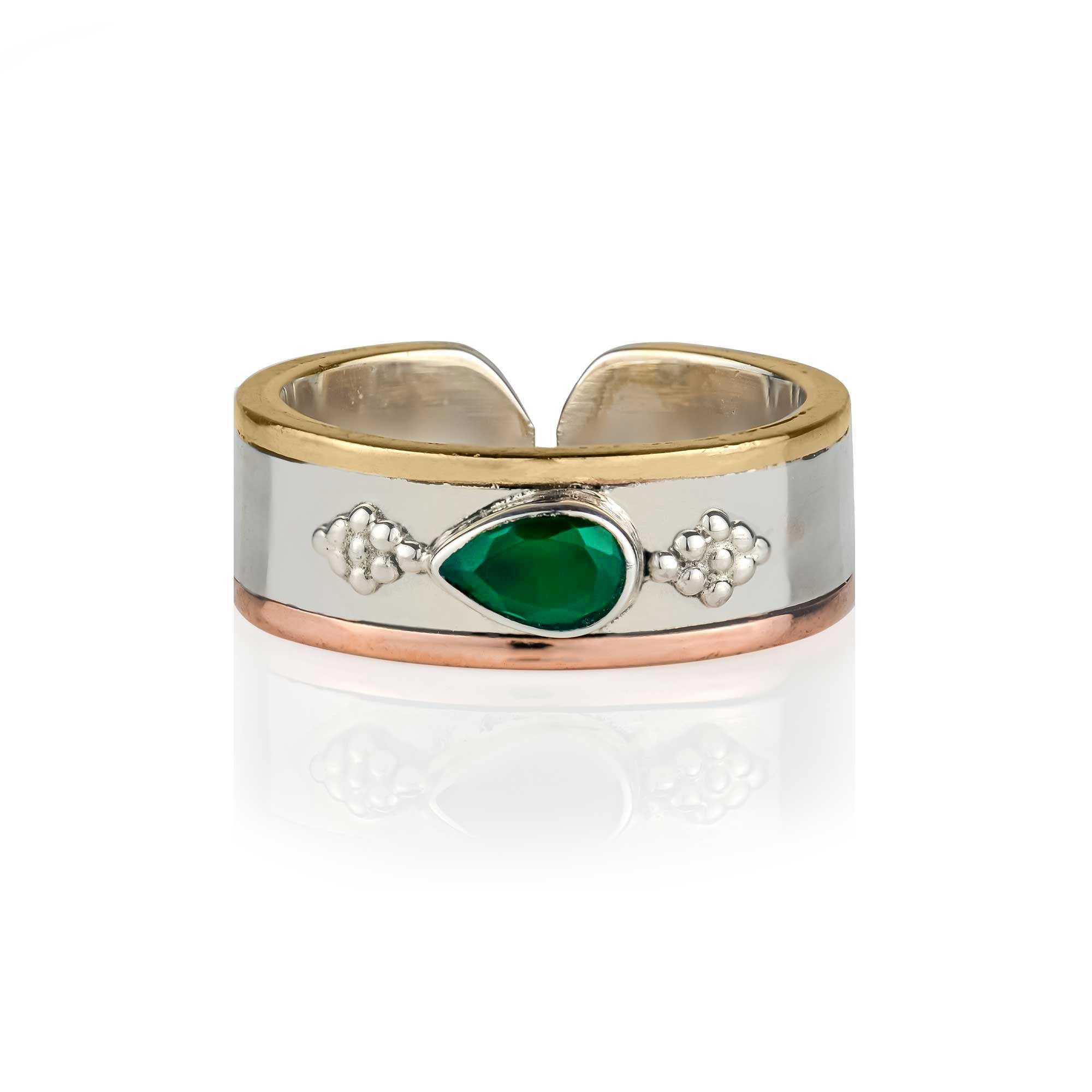 Green Onyx Toe Ring