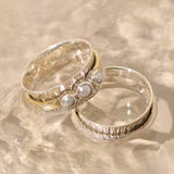 Silver Handmade Spinner Rings