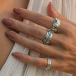 Sterling Silver Spinning Rings