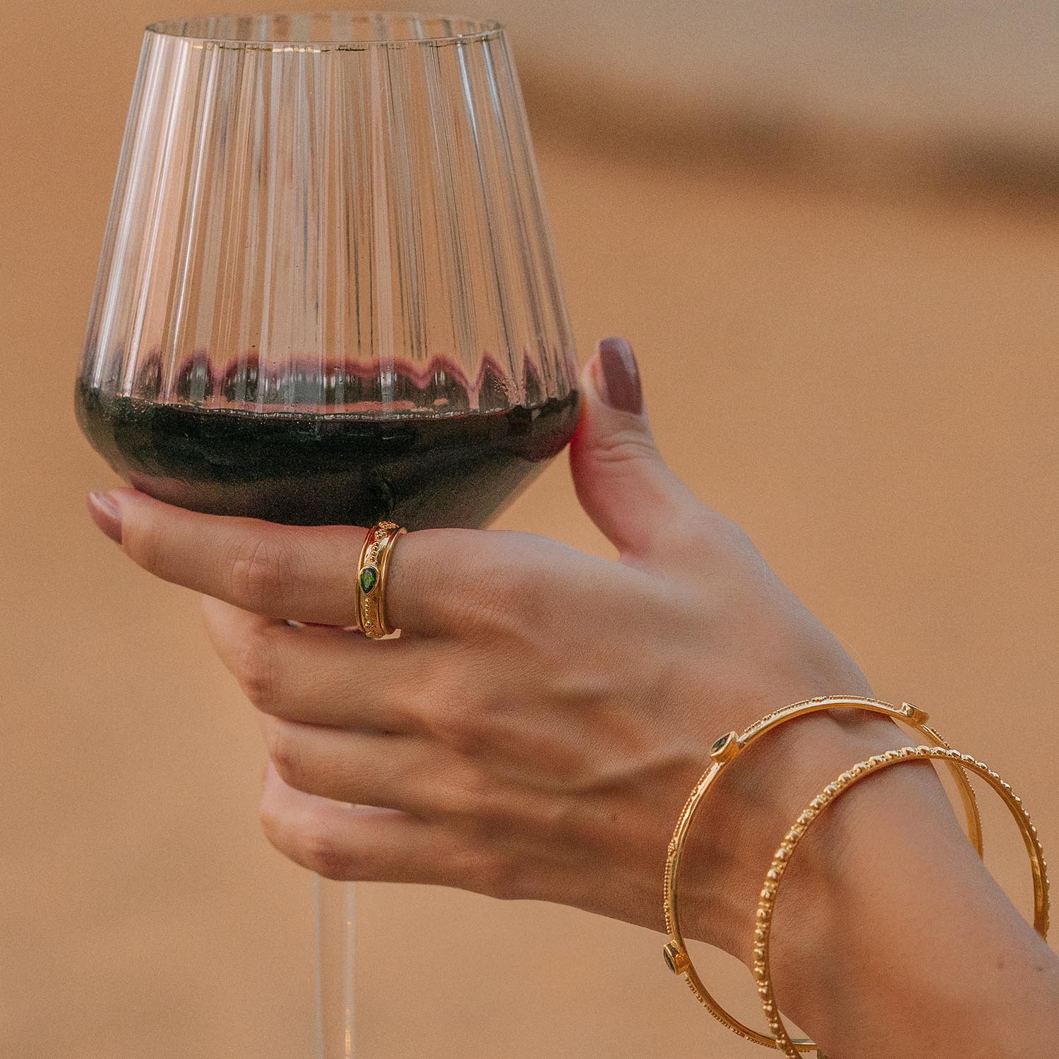 Gold green gemstone spinning ring, Gold spin ring, Gold spinner ring, Chrome diopside spin ring, Green gemstone spinning ring, Emerald alternative gemstone spinning ring