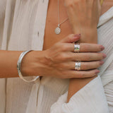 Sterling Silveer Handmade Spinning Rings and Bangle