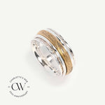 Two Tone Spinning Ring For Her