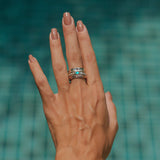 Mixed Metal Spinning Ring For Her