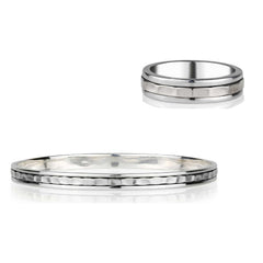 Karma Abundance Unisex Spinning Ring with Matching Bangle Set