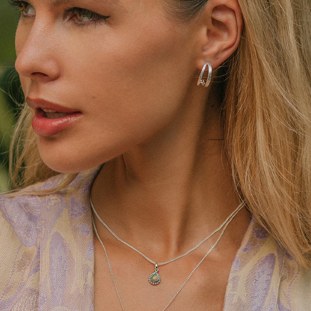 Sterling Silver Curb Chain, Silver Layering Chains