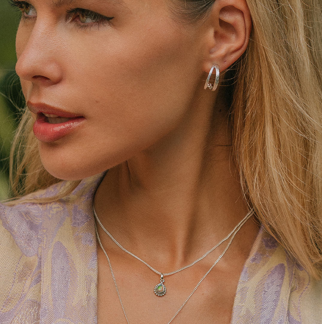 Sterling Silver Curb Chain, Silver Layering Chains