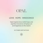 October Birthstone Gift Card Front