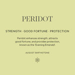 August Birthstone Gift Card Back