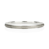 Rawa Bead Spinning Bangle, Sterling Silver Double Band Spinning Bangle, Beaded Silver Spinning Bracelet