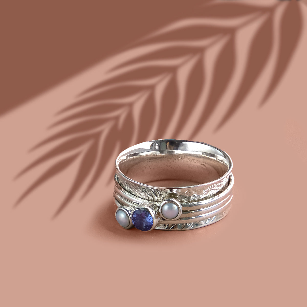 Gemstone Spinner Ring
