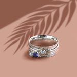 Gemstone Spinner Ring
