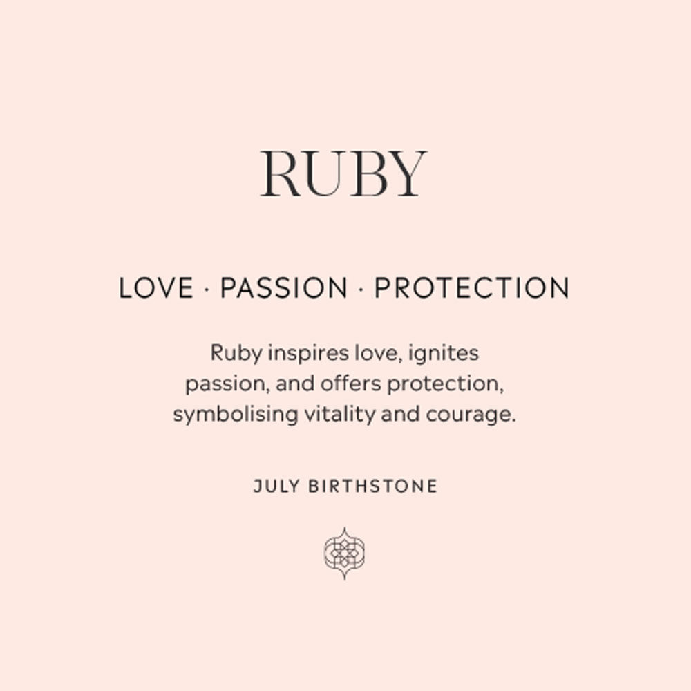 July Birthstone Gift Card Back