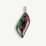 Ruby In Zoisite Pendant, Pink and Green Pendant, Unique Pendant