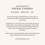 Sacral Chakra Benefits Card