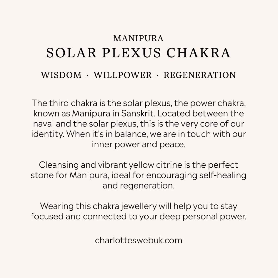 Solar Plexus Benefits Card