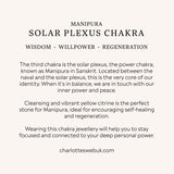Solar Plexus Chakra Men's Necklace