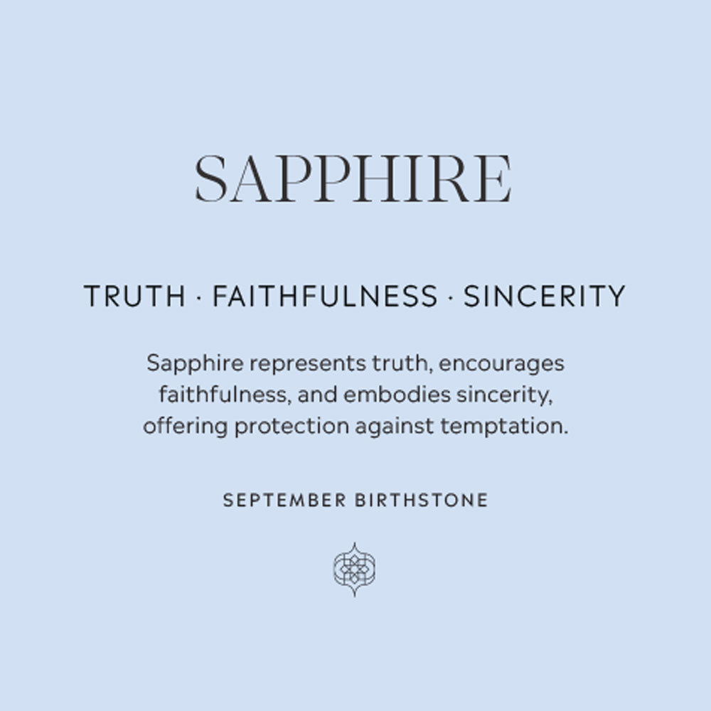 September Birthstone Gift Card Front