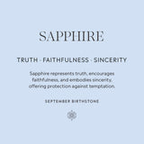 September Birthstone Gift Card Front