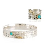 Secret Garden Ring and Bangle Set