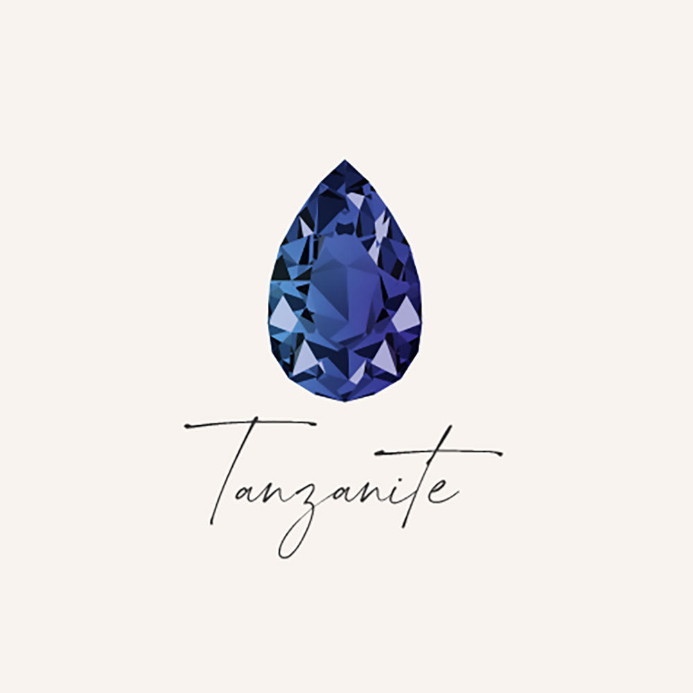 December Birthstone Tanzanite Gift Card Front