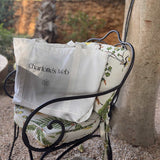 White Tote Bag with Charlotte's Web Logo, White Cotton Tote Bag, Cream Cotton Tote Bag, Large Tote Bag, Tote Bag with Quote