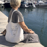 Charlotte's Web Tote Bag, Cotton Tote Bag, Cream Cotton Tote Bag, Quote Tote Bag