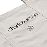 Charlotte's Web Logo Tote Bag, Cream Logo Tote Bag, Tote Bag