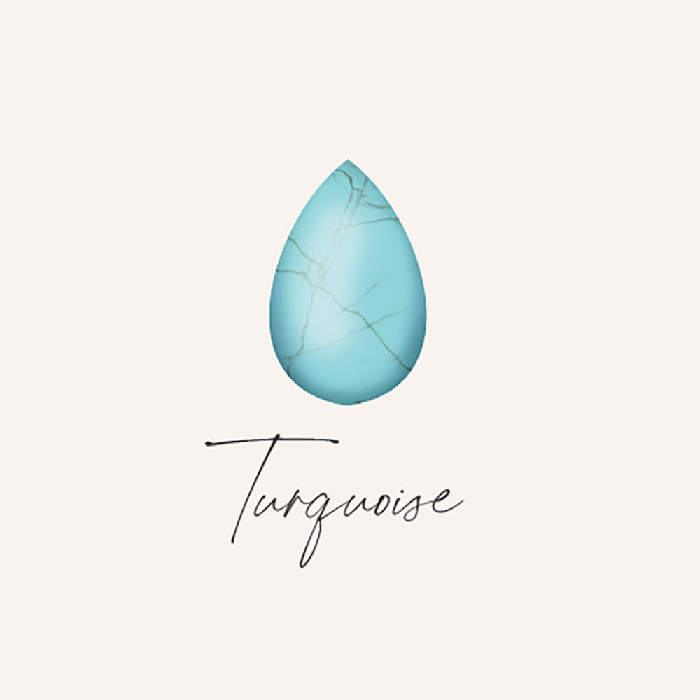 December Birthstone Turquoise Gift Card Front
