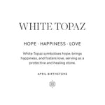 April Birthstone Gift Card Back