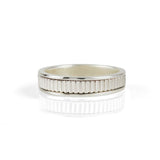Men's Silver Spinning Ring
