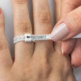 Ring size gauge, Ring sizer, Ring measuring guide, Plastic ring gauge