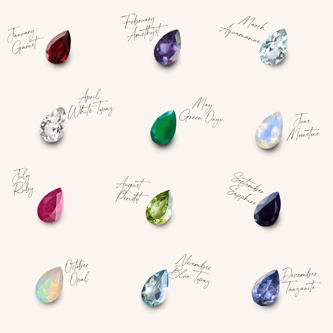 Birthstones, Birthstone chart, Birthstone jewellery, Genuine birthstones, Birthstone gemstones
