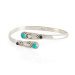 Sarisha Spirit Bangle - Silver