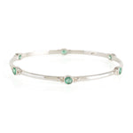 Holi Jewel Emerald Bangle