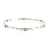 Holi Jewel Emerald Bangle