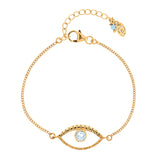 EYE OF INTUITION TOPAZ BRACELET GOLD