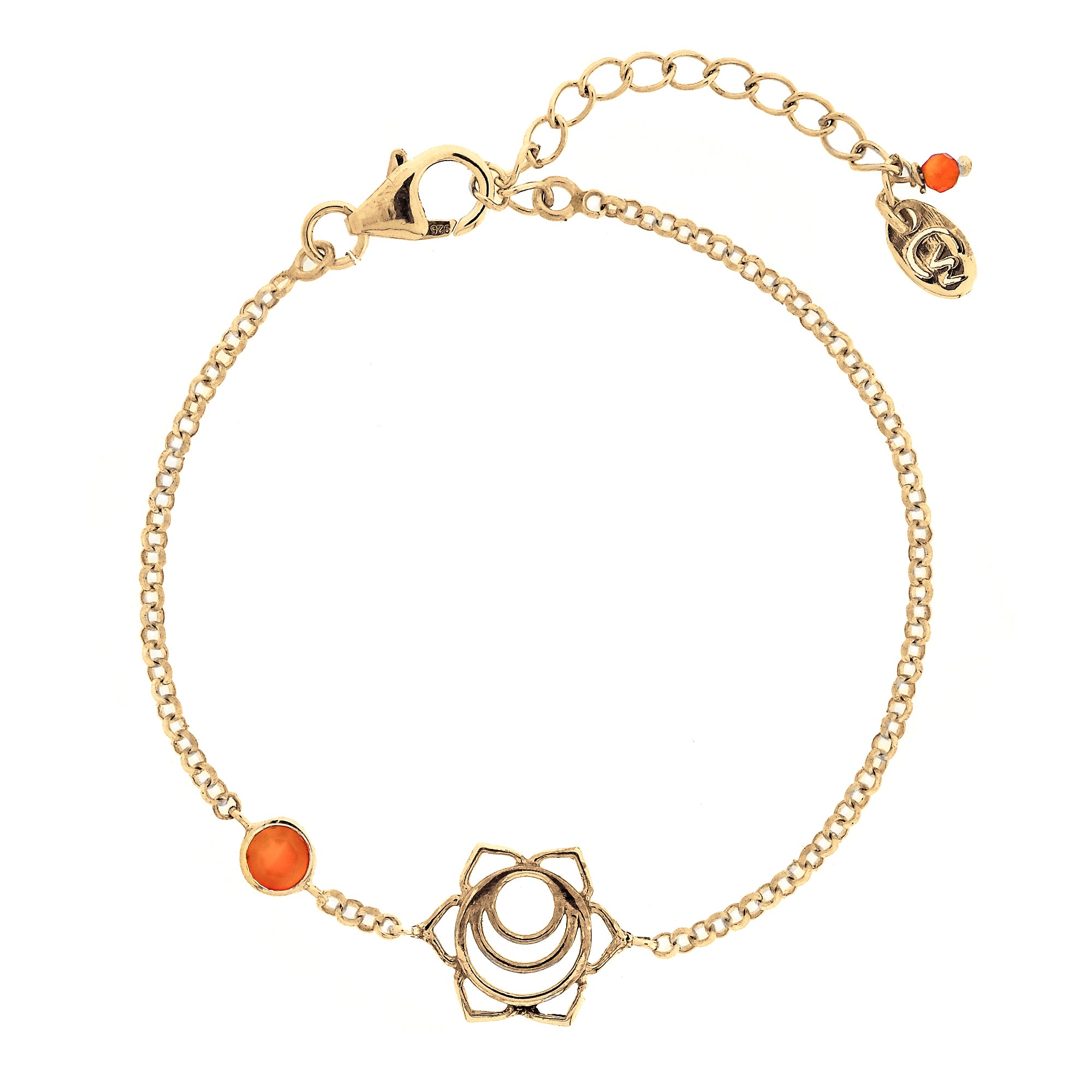 SACRAL CHAKRA BRACELET GOLD