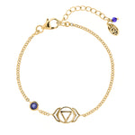THIRD EYE CHAKRA BRACELET GOLD