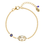 THIRD EYE CHAKRA BRACELET GOLD