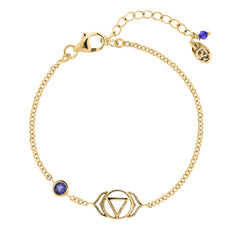 THIRD EYE CHAKRA BRACELET GOLD