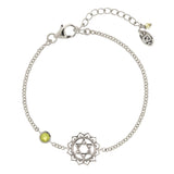 HEART CHAKRA PERIDOT BRACELET