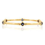 Divinity Princess Gold Iolite Stacking Bangle