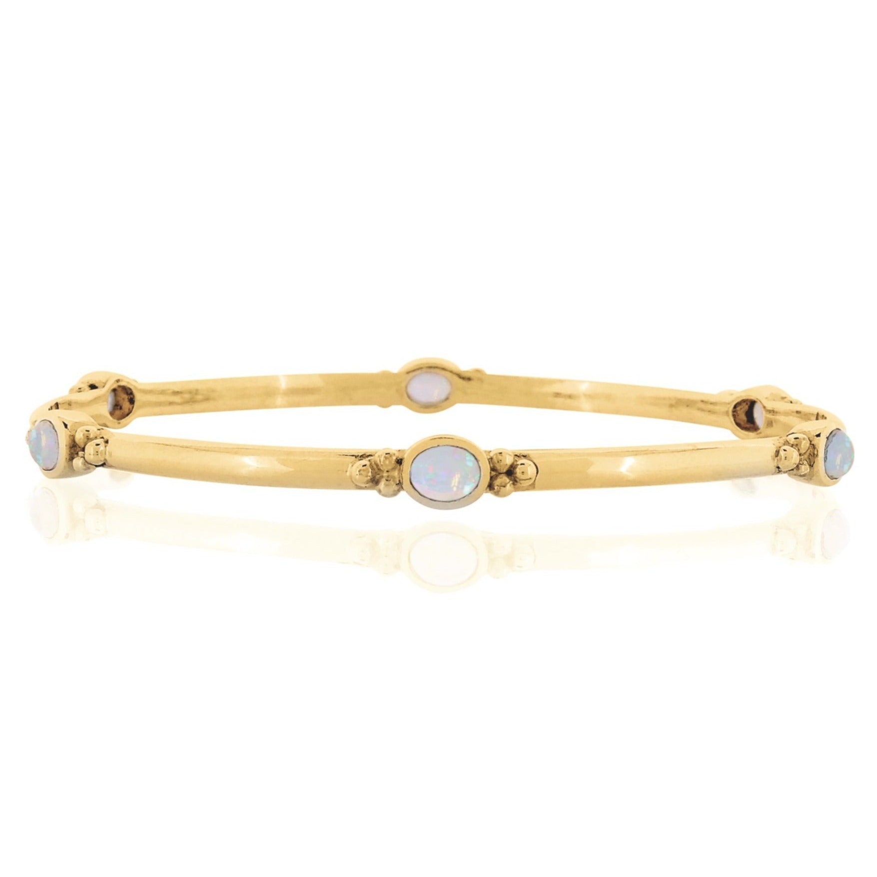 Holi Jewel Opal Gold Bangle