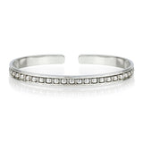 Maharani Men's Silver Open Bracelet