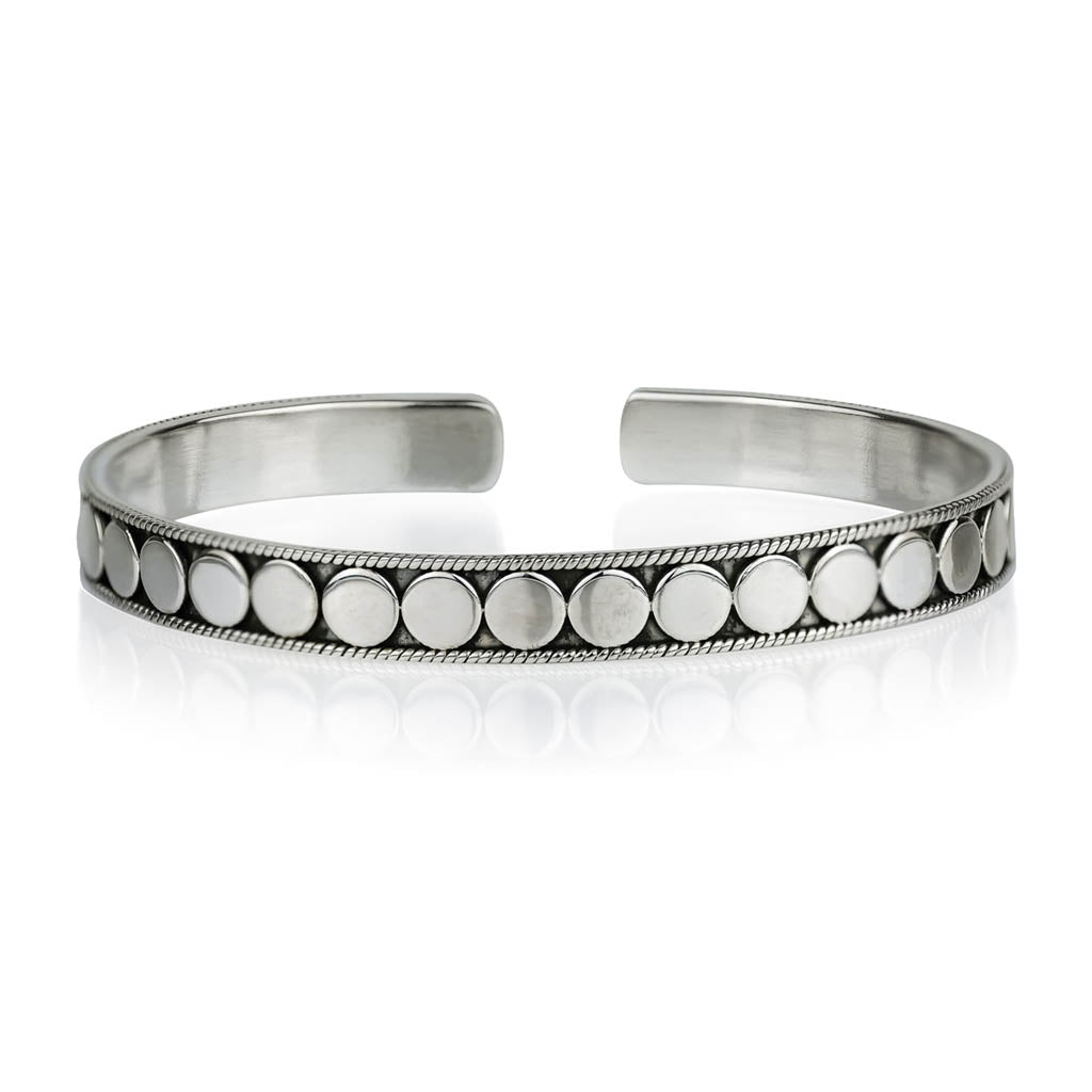 Maharaja Men's Silver Open Bracelet