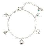 Peace, Love and Freedom Charm Bracelet